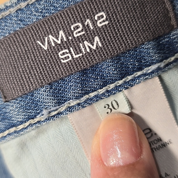 {Vince} Men's VM. 212 Slim Jeans - Size 30 In Rosebowl Wash - Picture 12 of 13